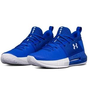 UNDER ARMOUR Drive 4 Low Basketball Shoe Royal Blue Mens size 7